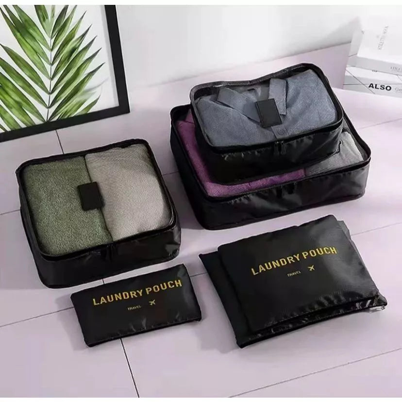 Kit 6 Organizadores de Viagem