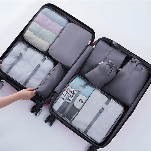Organizadoras de Viagem - Kit 7 Organizadores de Bagagem (Últimas Unidades)