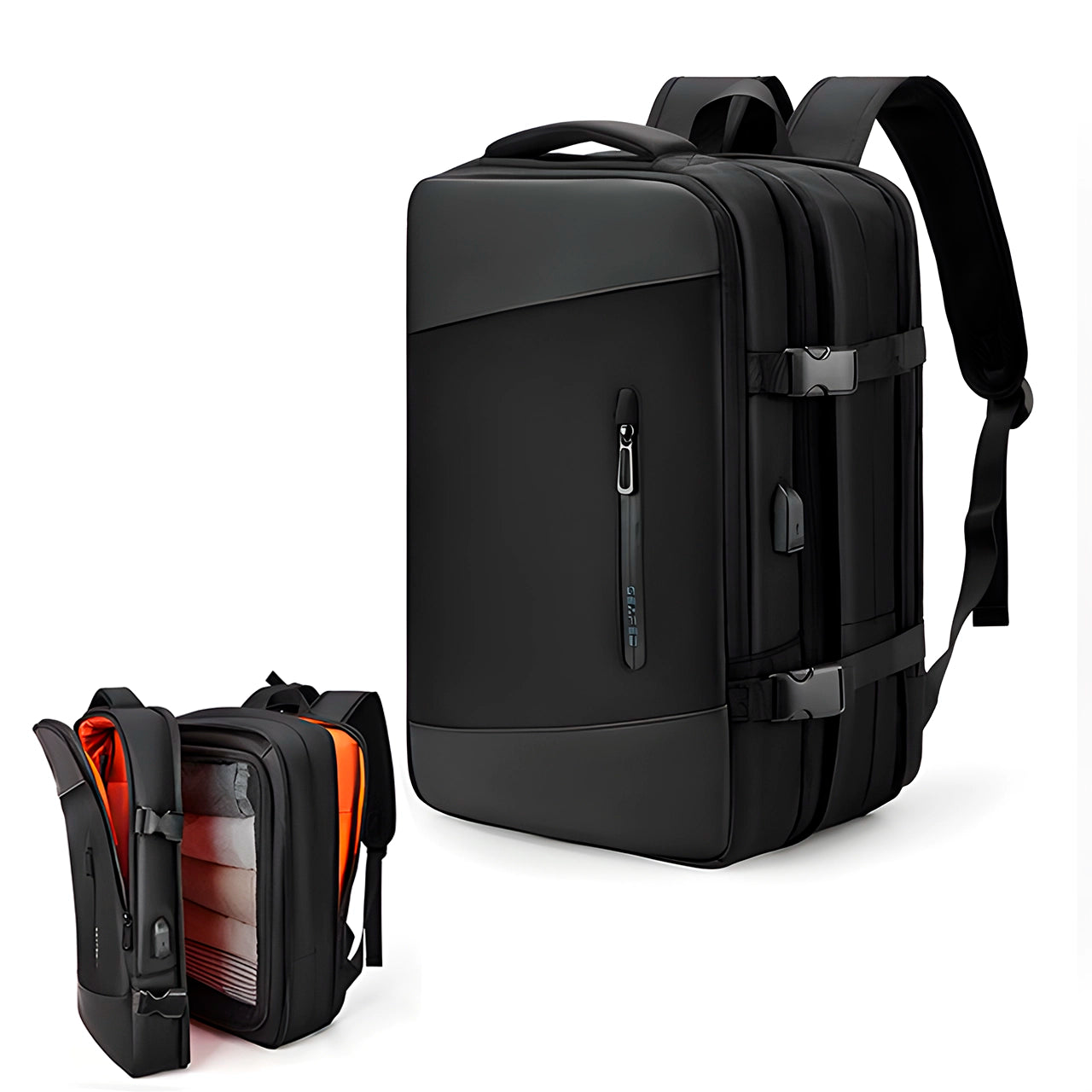 Mochila de Viagem Impermeável Max Voyage com USB
