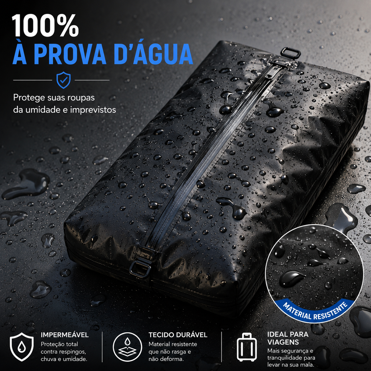 Mirei Compress™ | Sistema de Compressão para Viagem | Até 50% Mais Espaço na Mala