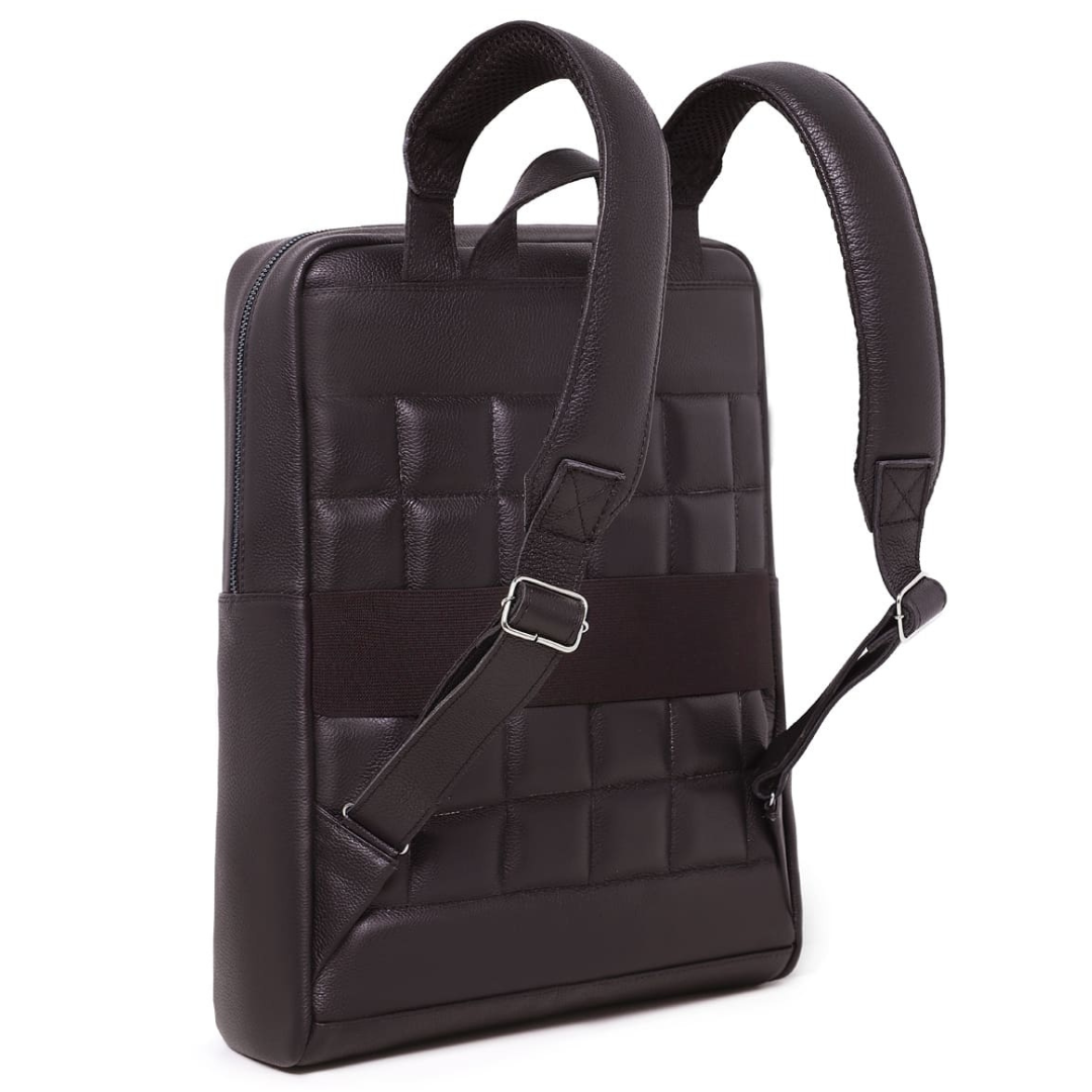 Mochila de Couro Minimalista Aquiles