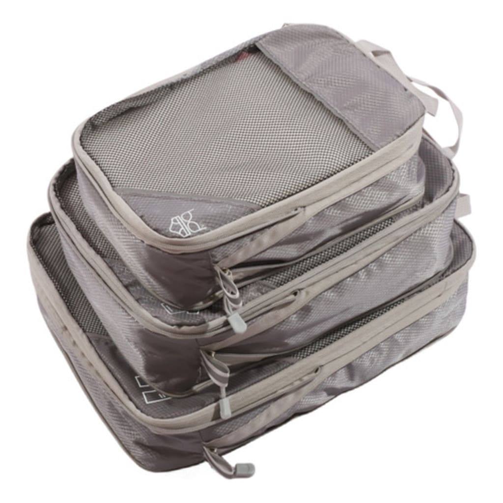 Organizadores de Mala de Viagem de Compressão com 3 Unidades
