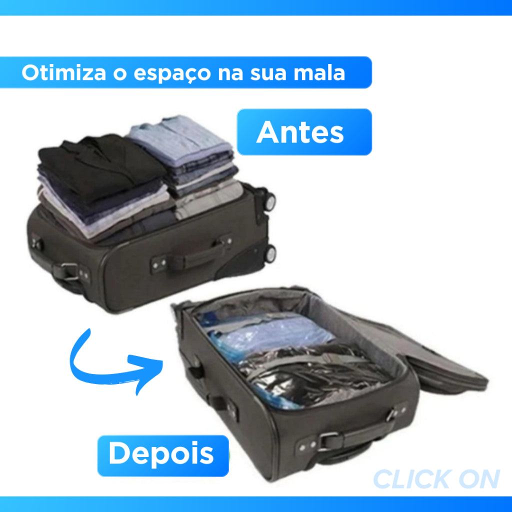 KIT MIREI VACUUM – Sacos a Vácuo + Bomba Elétrica