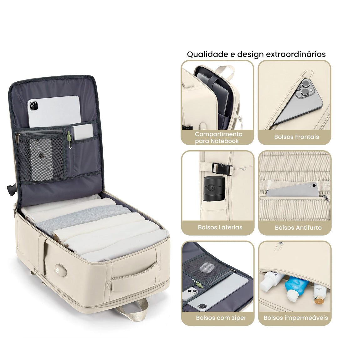 Mochila de Viagem Impermeável TravelClassic