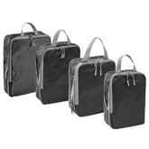 Kit de 4 Organizadores de Mala de Viagem de Compressão