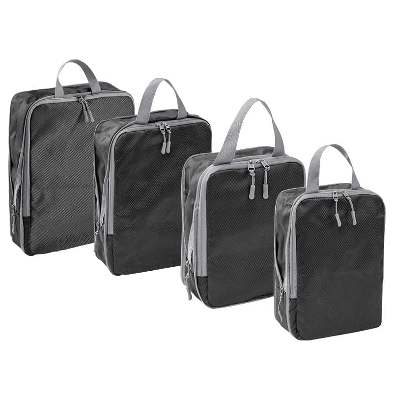 Kit de 4 Organizadores de Mala de Viagem de Compressão