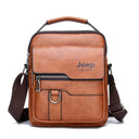  Bolsa Masculina de Couro Caqui