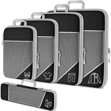 Kit de Organizadores de Mala de Viagem de Compressão