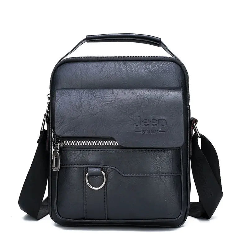 Bolsa Masculina de Couro Transversal Jeep Buluo
