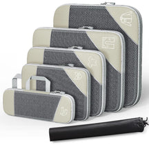 Kit de Organizadores de Mala de Viagem de Compressão