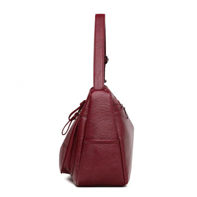 Bolsa Feminina de Couro Carol - COMPRE 1 LEVE 2