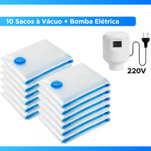 KIT MIREI VACUUM – Sacos a Vácuo + Bomba Elétrica