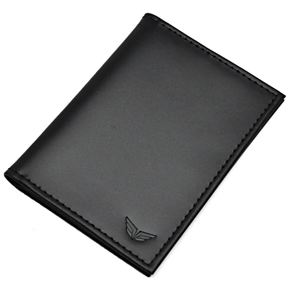 Carteira Masculina de Couro Legítimo Slim Flat