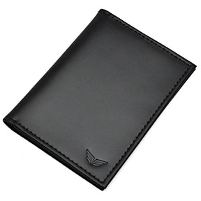 Carteira Masculina de Couro Legítimo Slim Flat