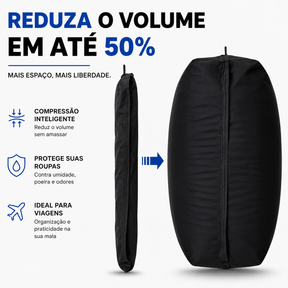 Mirei Compress™ | Sistema de Compressão para Viagem | Até 50% Mais Espaço na Mala