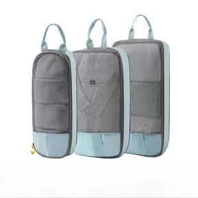 Kit de 3 Organizadores de Mala de Viagem de Compressão TravelCubes