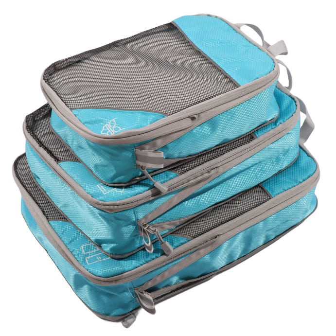 Kit de Organizadores de Mala de Viagem de Compressão