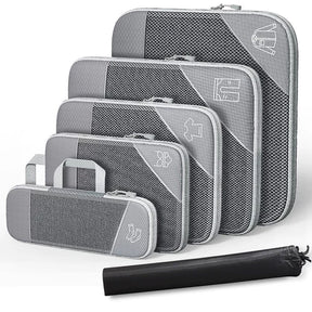 Kit de Organizadores de Mala de Viagem de Compressão