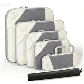 Kit de Organizadores de Mala de Viagem de Compressão
