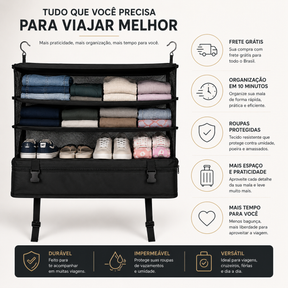 Organizador de Viagem para Pendurar TravelBox