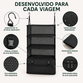 Organizador de Viagem para Pendurar TravelBox
