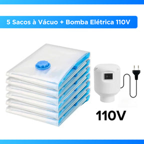 KIT MIREI VACUUM – Sacos a Vácuo + Bomba Elétrica