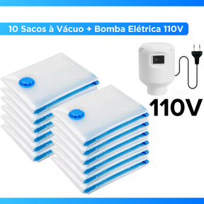 KIT MIREI VACUUM – Sacos a Vácuo + Bomba Elétrica