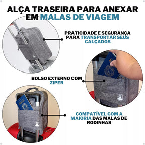 Organizador de Sapatos para Viagem Mirei